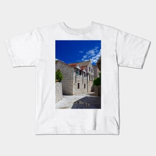 Crisp Morning Light, Hvar Kids T-Shirt